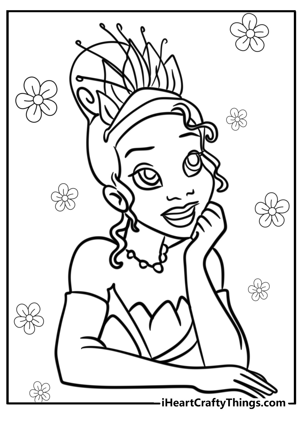 21 New Princess And The Frog Coloring Pages 100 Free To Print 