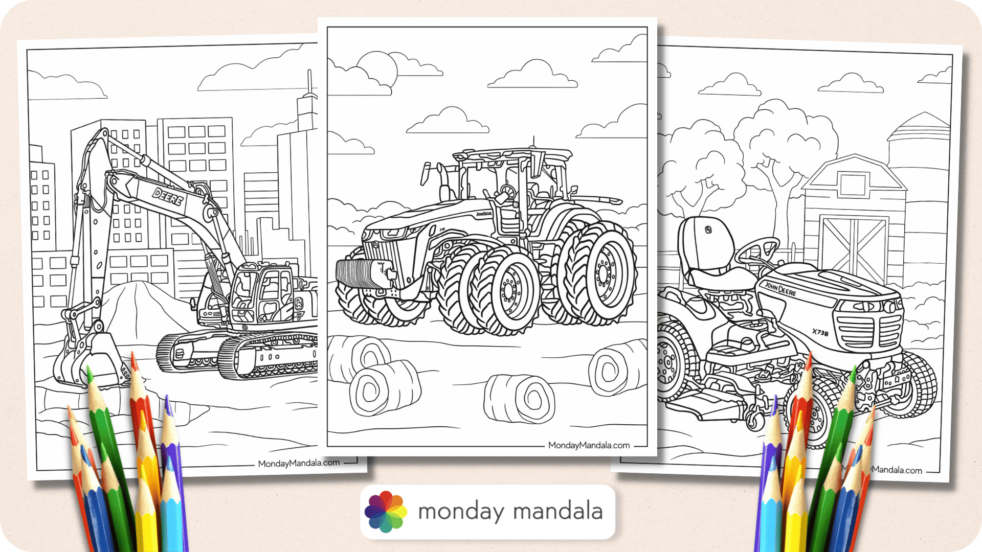 22 John Deere Coloring Pages Free PDF Printables 