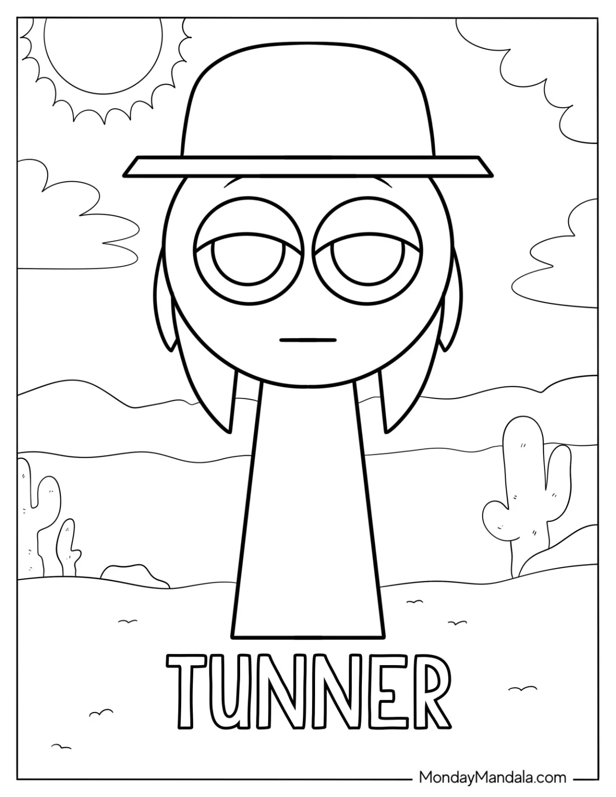 22 Sprunki Coloring Pages Free PDF Printables 