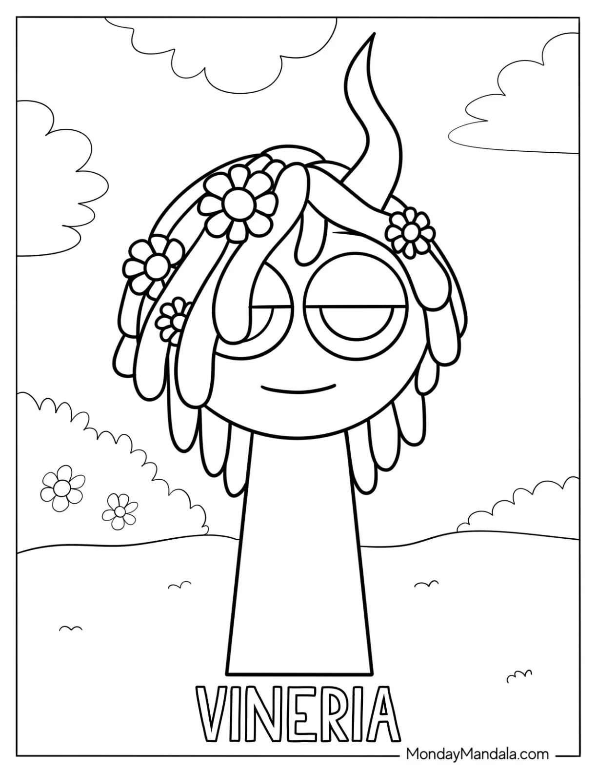22 Sprunki Coloring Pages Free PDF Printables 