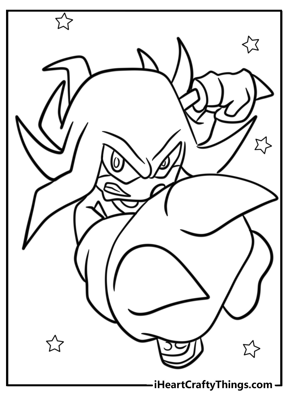 23 Knuckles Coloring Pages 100 Free To Print 