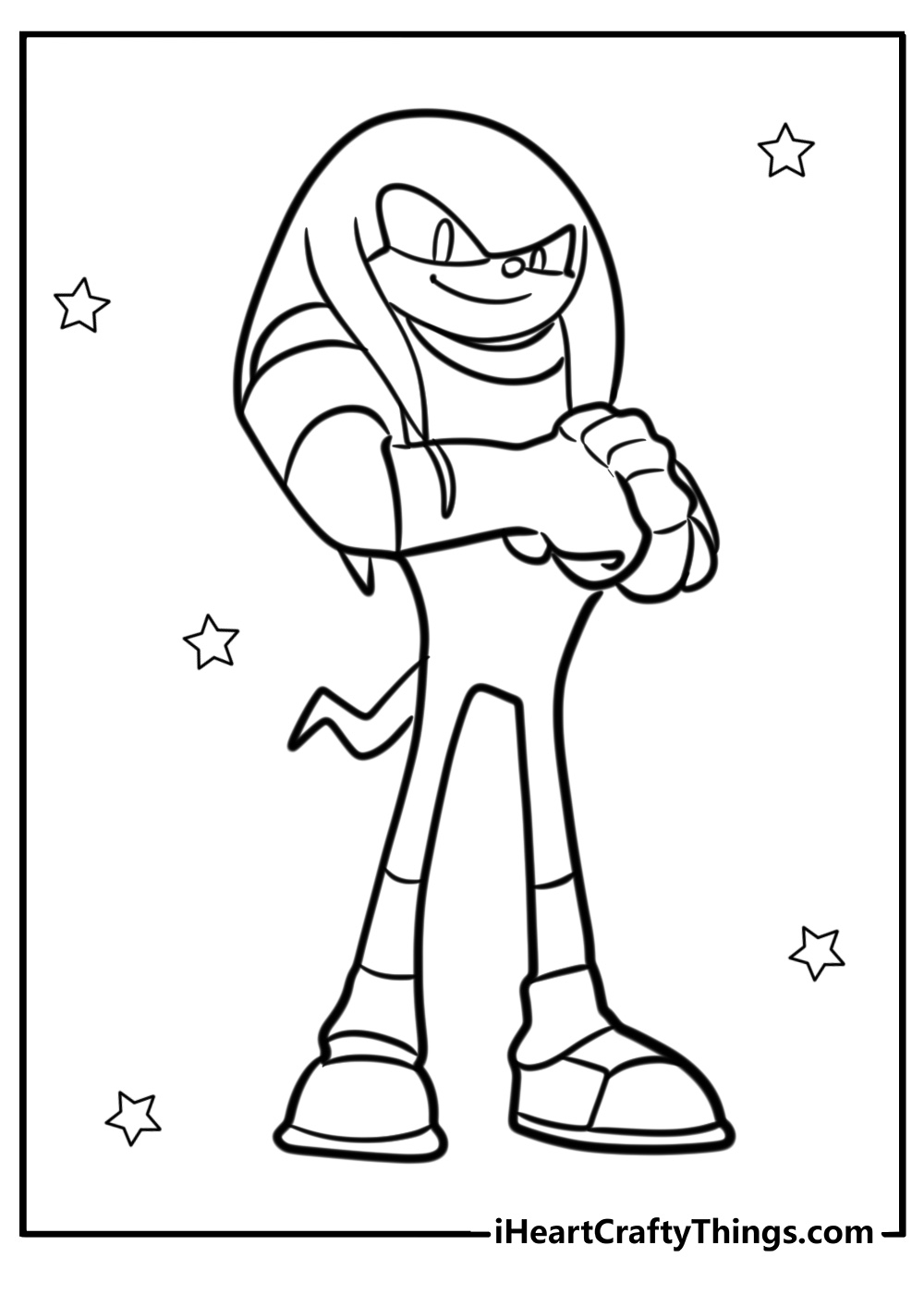 23 Knuckles Coloring Pages 100 Free To Print 