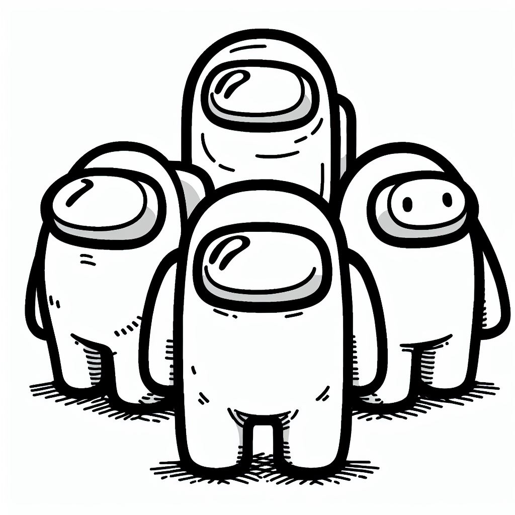 24 Among Us Coloring Pages Download And Print Drawings