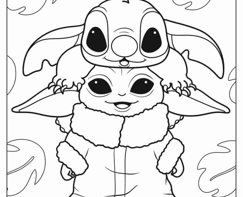 24 Baby Yoda Coloring Pages Free PDF Printables