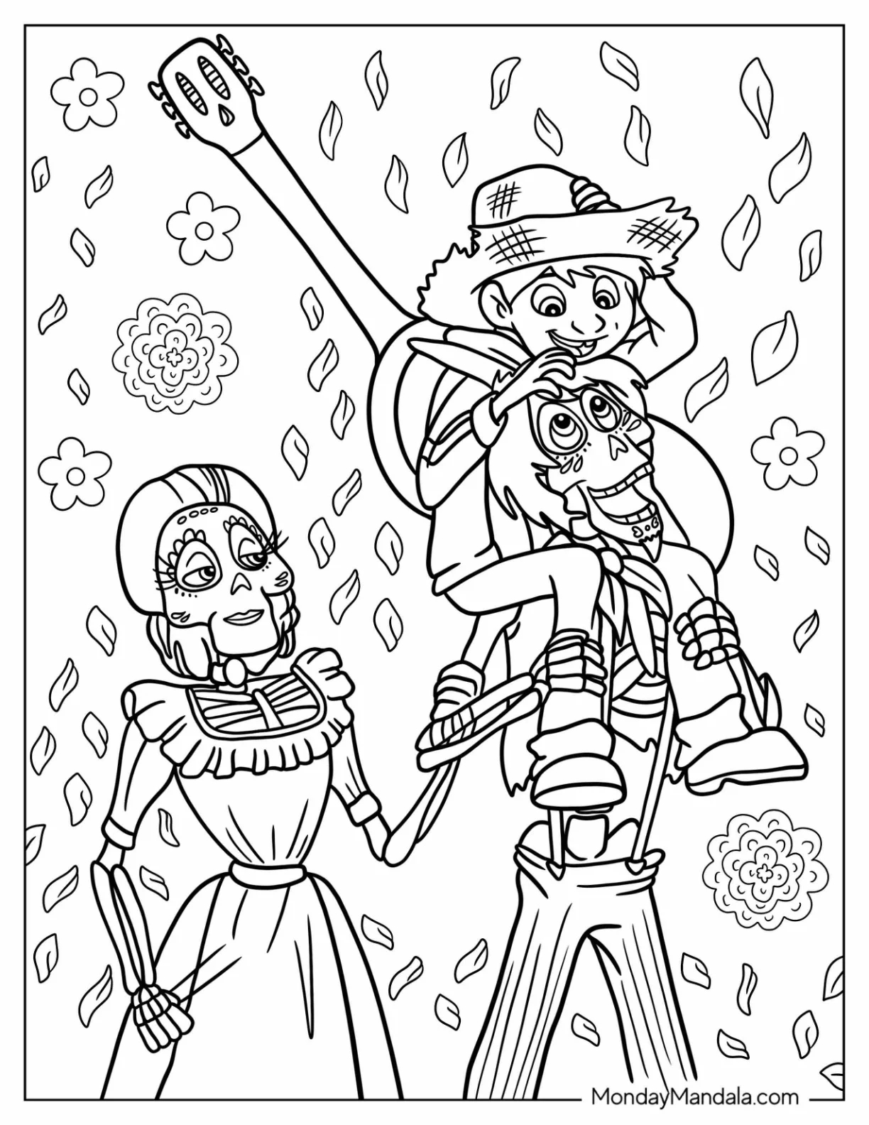 24 Coco Coloring Pages Free PDF Printables 