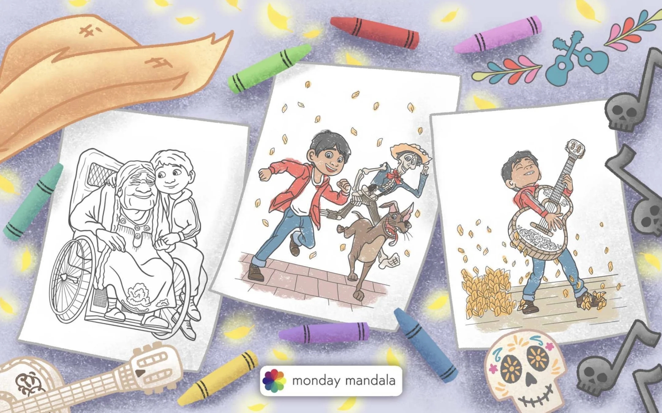 24 Coco Coloring Pages Free PDF Printables 