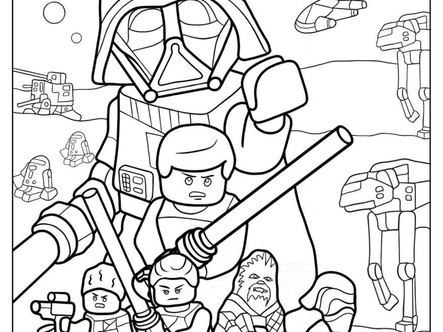 24 Lego Star Wars Coloring Pages Free PDF Printables
