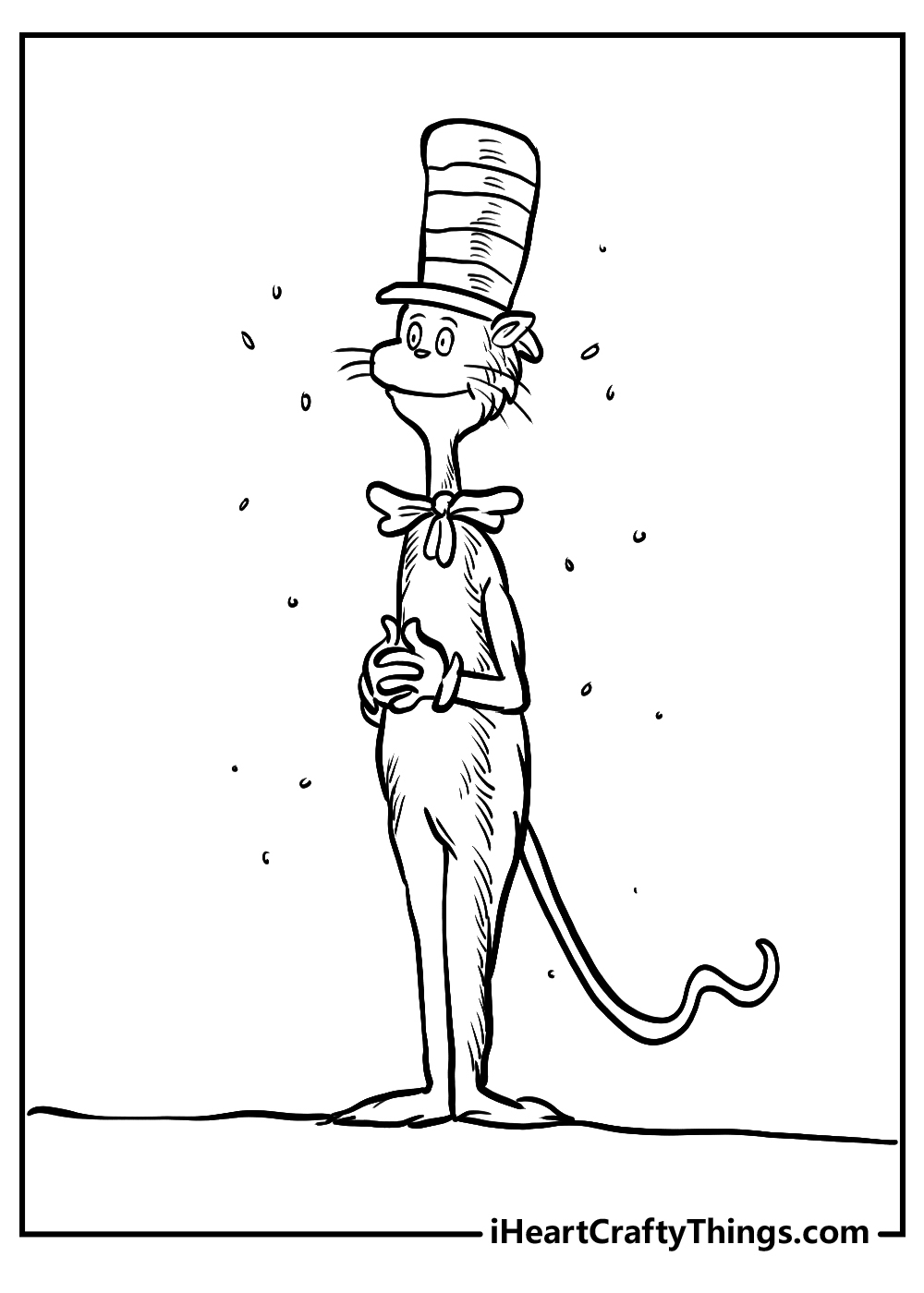 25 Cat In The Hat Coloring Pages 100 Free Printables 