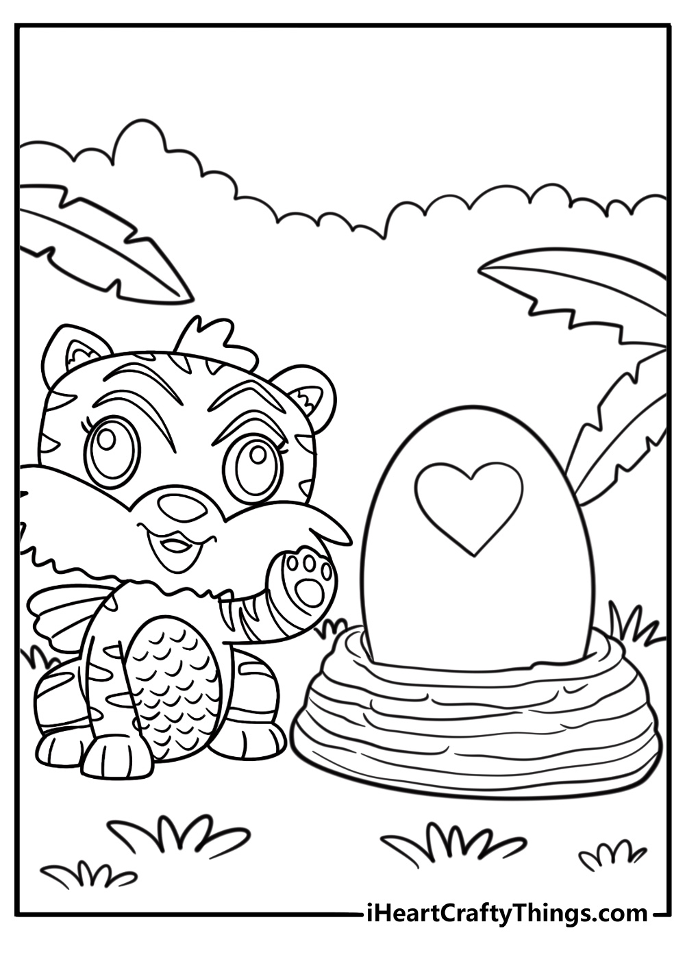 Hatchimal Printable Coloring Pages