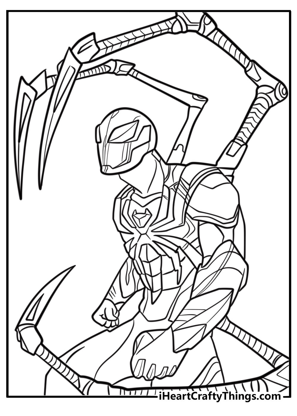 25 Free Iron Spider Coloring Pages For Kids
