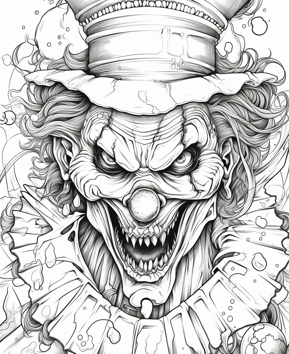 25 Pages Halloween SCARY Clowns Adult Coloring Pages Adult Coloring Book Children s Coloring Book DIGITAL DOWNLOAD Etsy 25 Pages Halloween SCARY Clowns Adult Coloring Pages Adult Coloring Book Children s Coloring Book DIGITAL DOWNLOAD Etsy