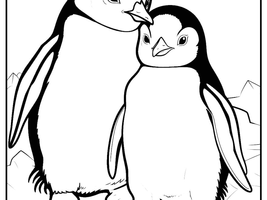 25 Penguin Coloring Pages 100 Free Printables