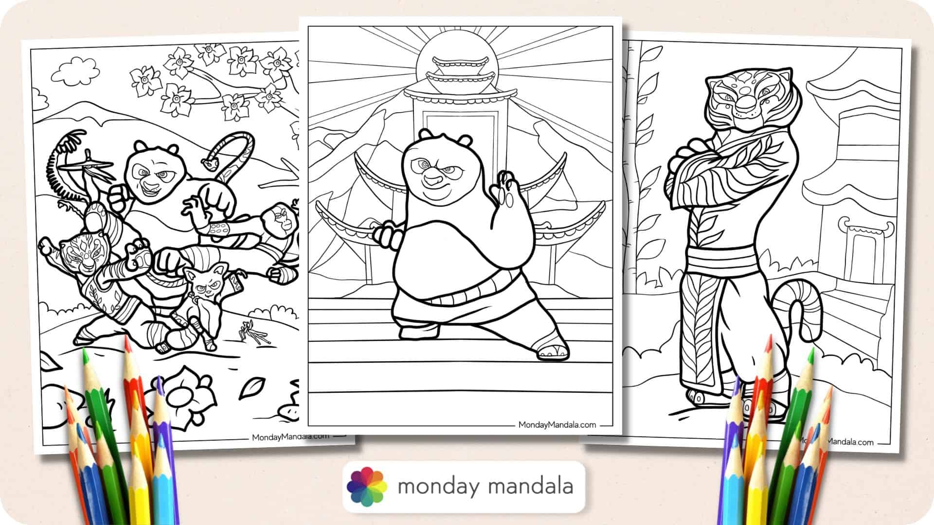 26 Kung Fu Panda Coloring Pages Free PDF Printables 