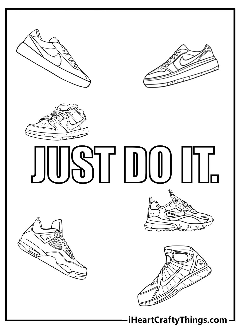 26 New Nike Coloring Pages 100 Free To Print 