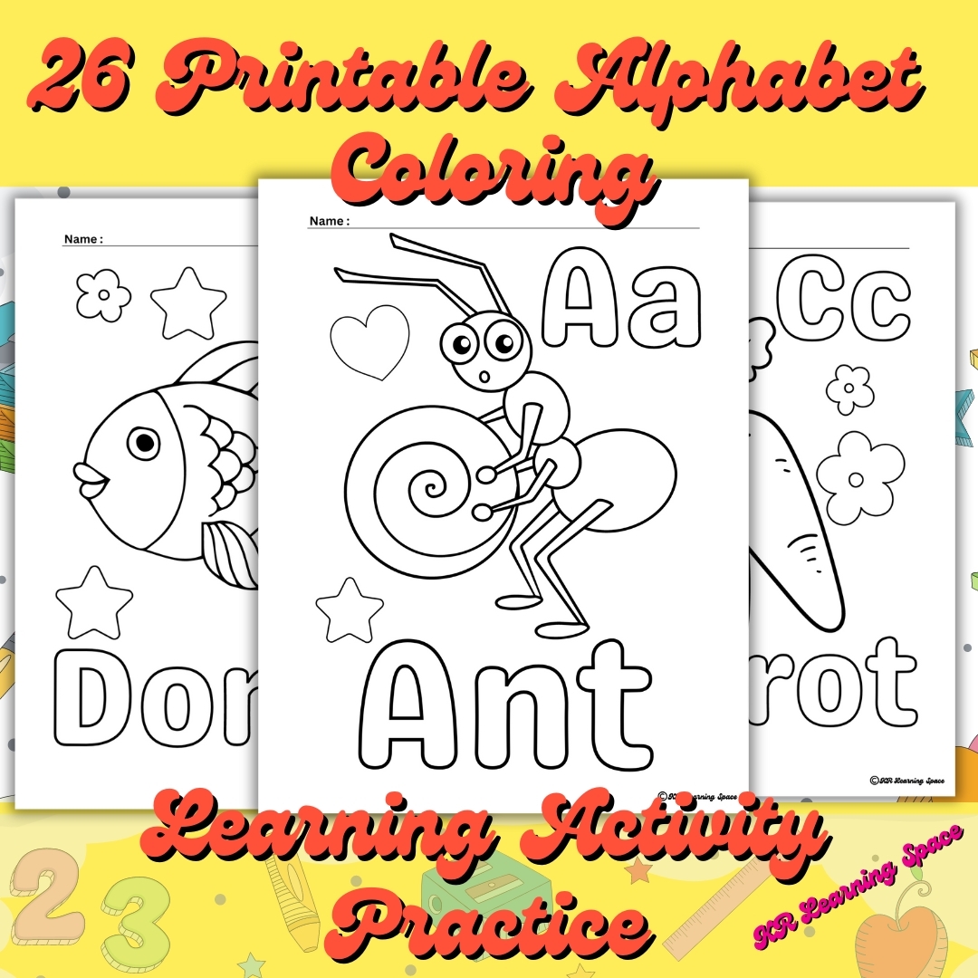 26 Printable Alphabet Coloring Pages Worksheets For Kids Preschool Kindergarten Made By Teachers
