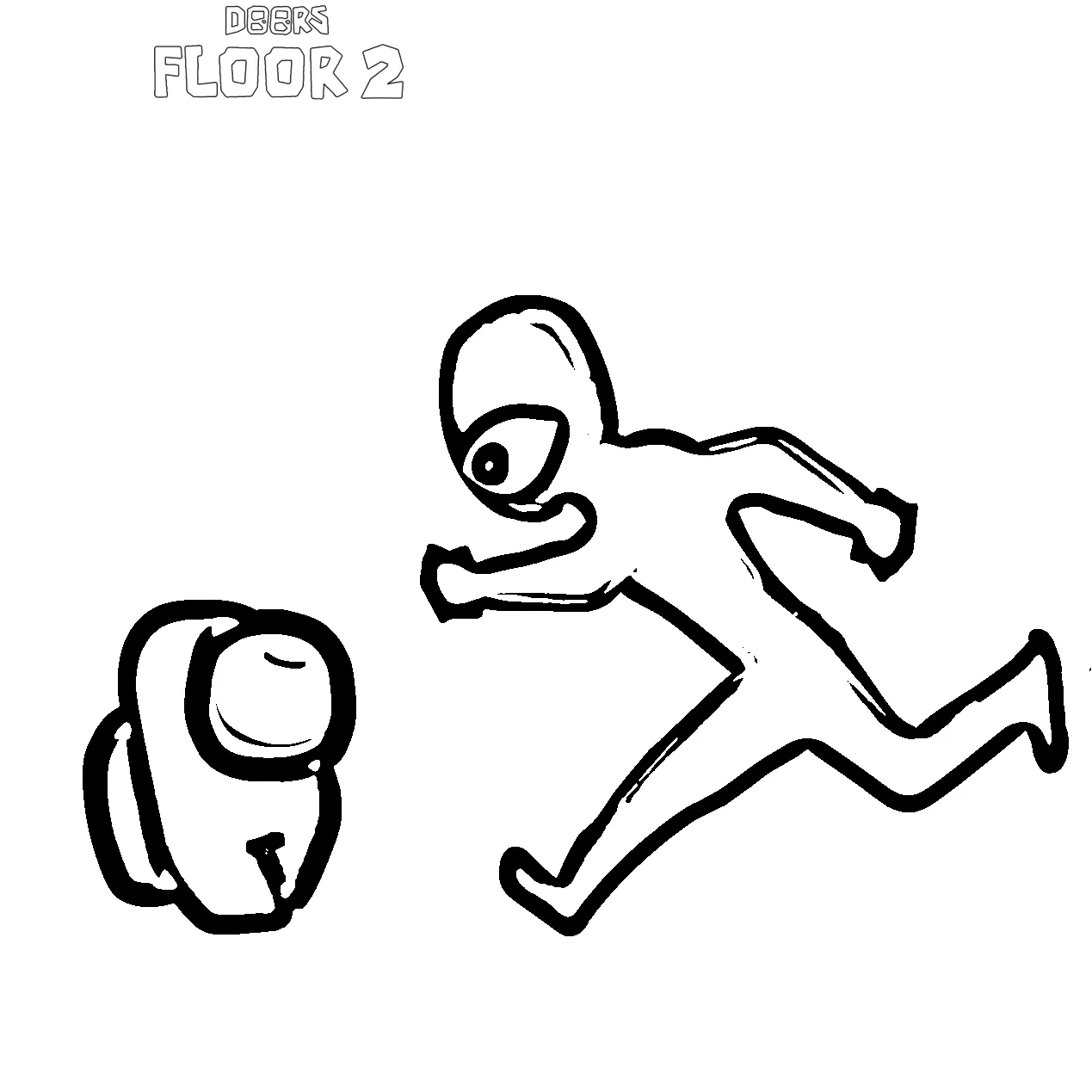 Doors Seek Coloring Pages