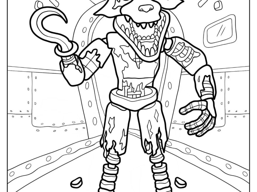 28 Five Nights At Freddie s Coloring Pages Free PDF Printables