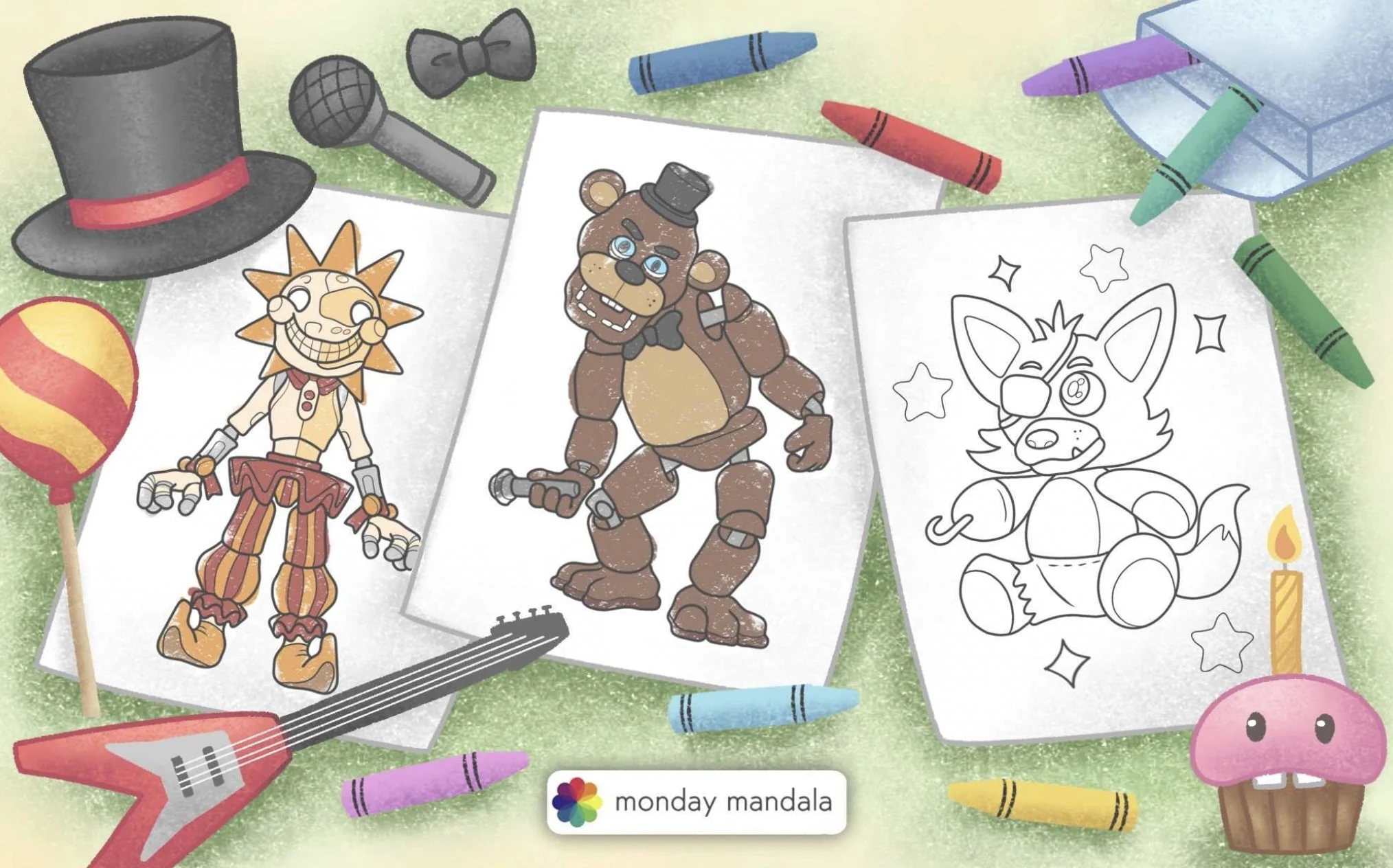 28 Five Nights At Freddie s Coloring Pages Free PDF Printables 