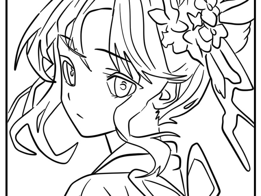 28 New Anime Girl Coloring Pages 100 Free To Print