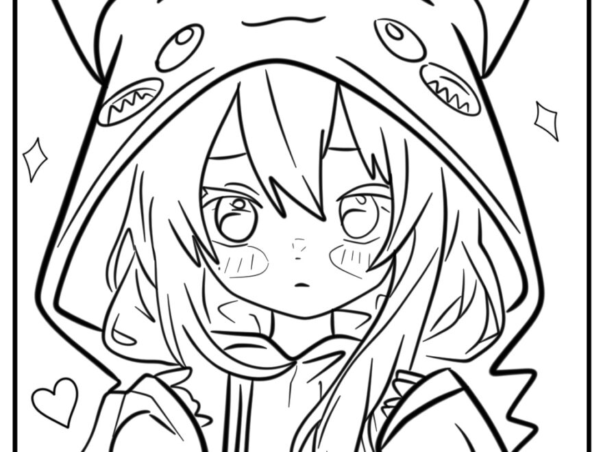 28 New Anime Girl Coloring Pages 100 Free To Print