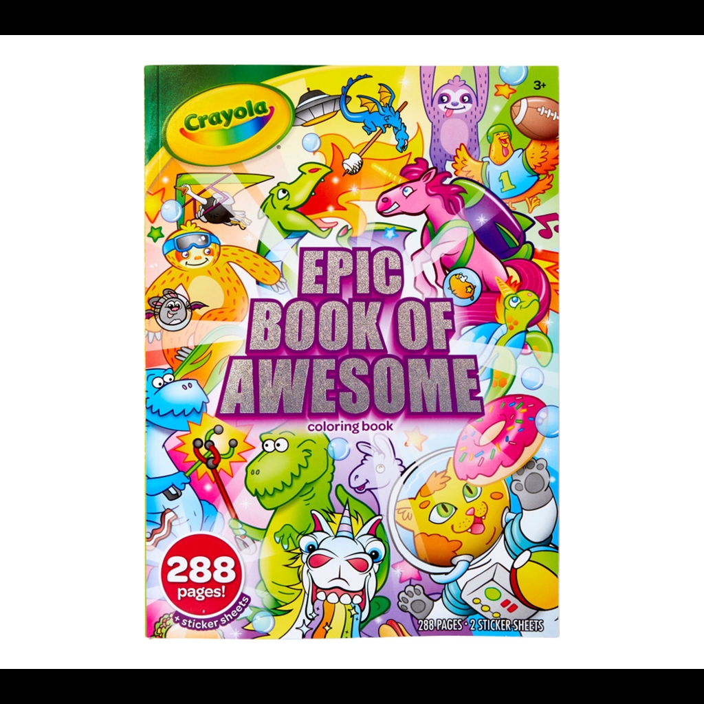 288 PAGE EPIC COLORING BOOK THE TOY STORE
