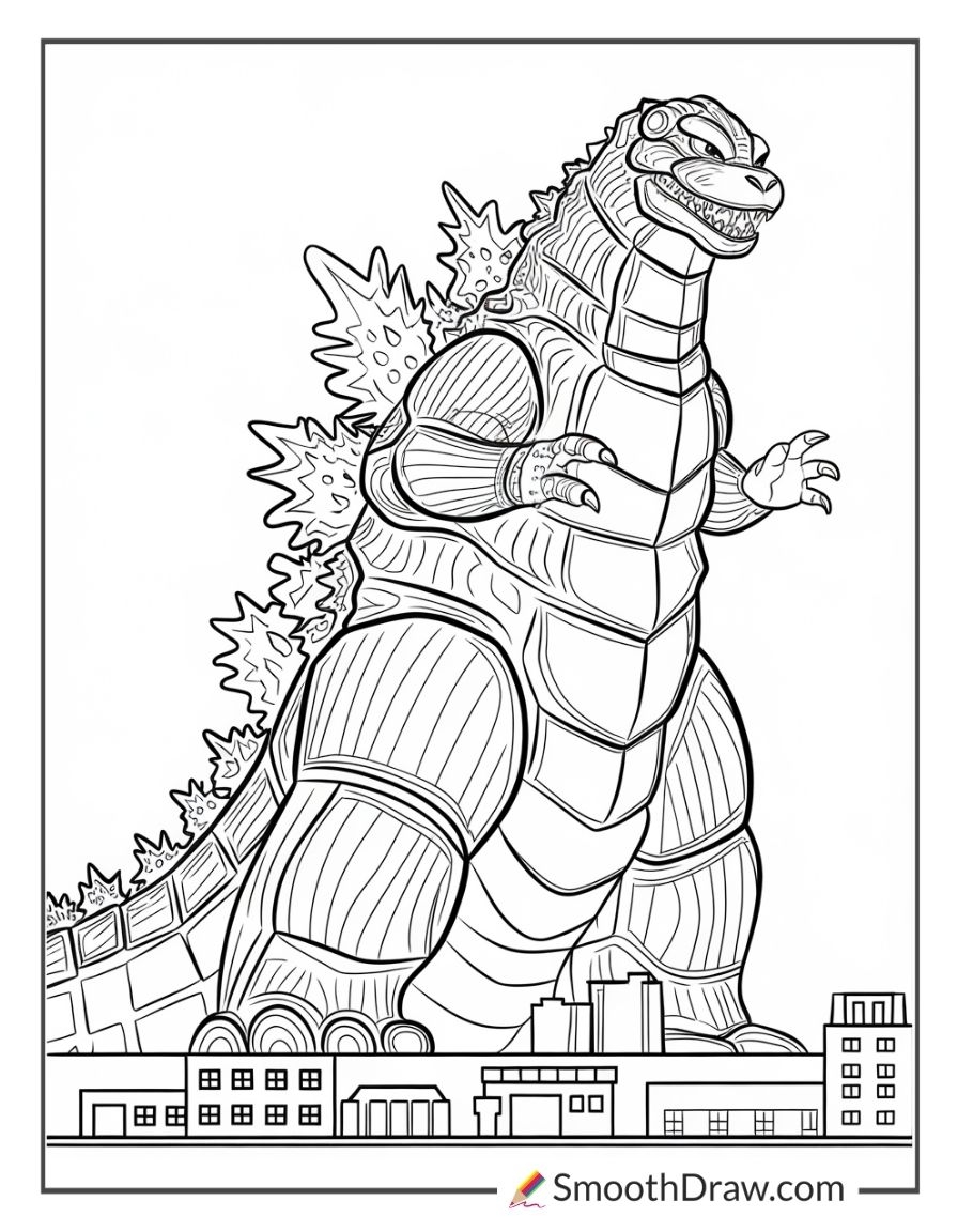 29 Godzilla Coloring Pages Smooth Draw 29 Godzilla Coloring Pages Smooth Draw