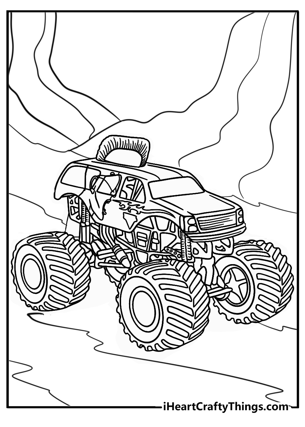 29 New Monster Jam Coloring Pages 100 Free To Print 