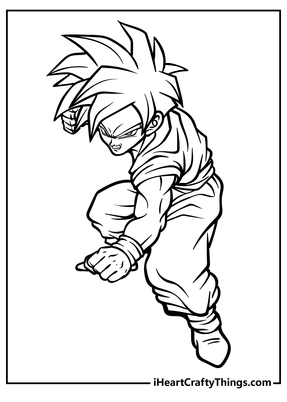 30 Dragon Ball Z Coloring Pages Free DBZ Fans Printable PDF