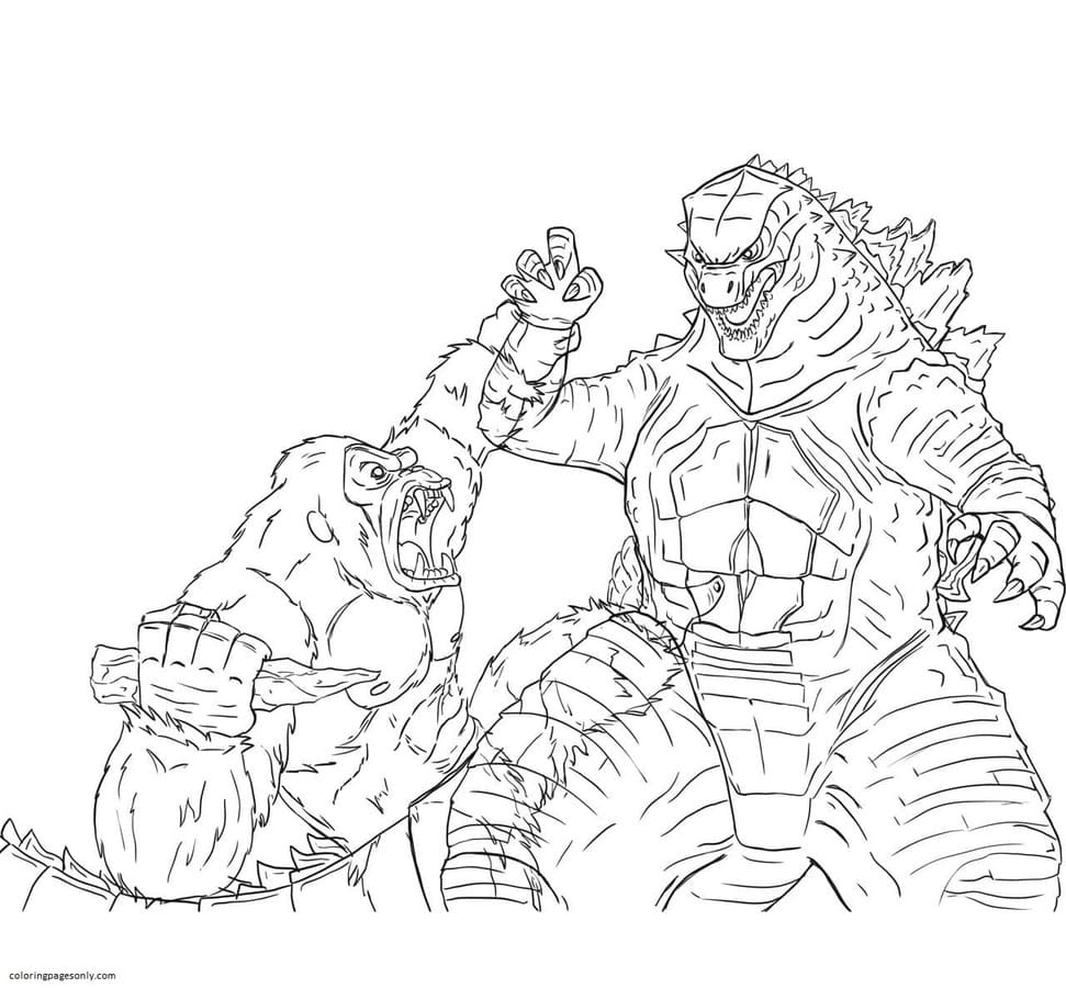 30 Godzilla And Kong Coloring Pages Free Printable PDF Online Coloring 30 Godzilla And Kong Coloring Pages Free Printable PDF Online Coloring