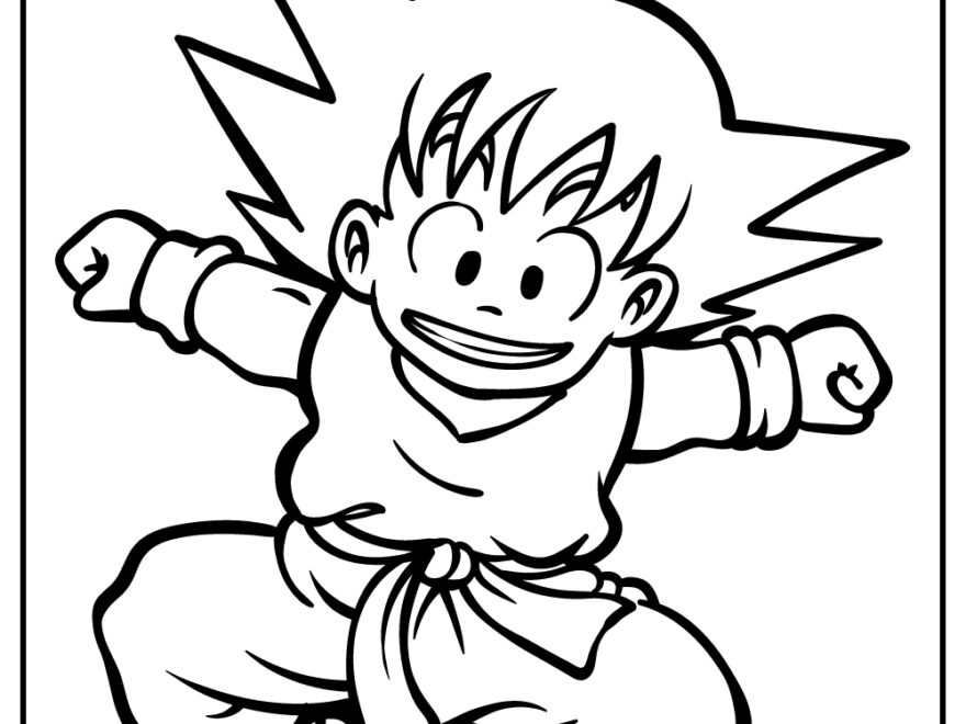 30 Goku Coloring Pages Easy Free PDF Printables For Kids