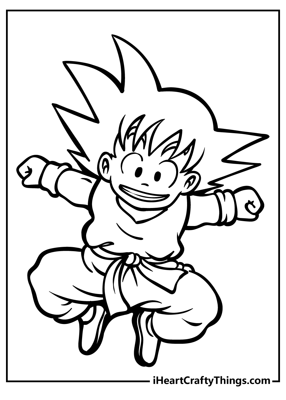 30 Goku Coloring Pages Easy Free PDF Printables For Kids 