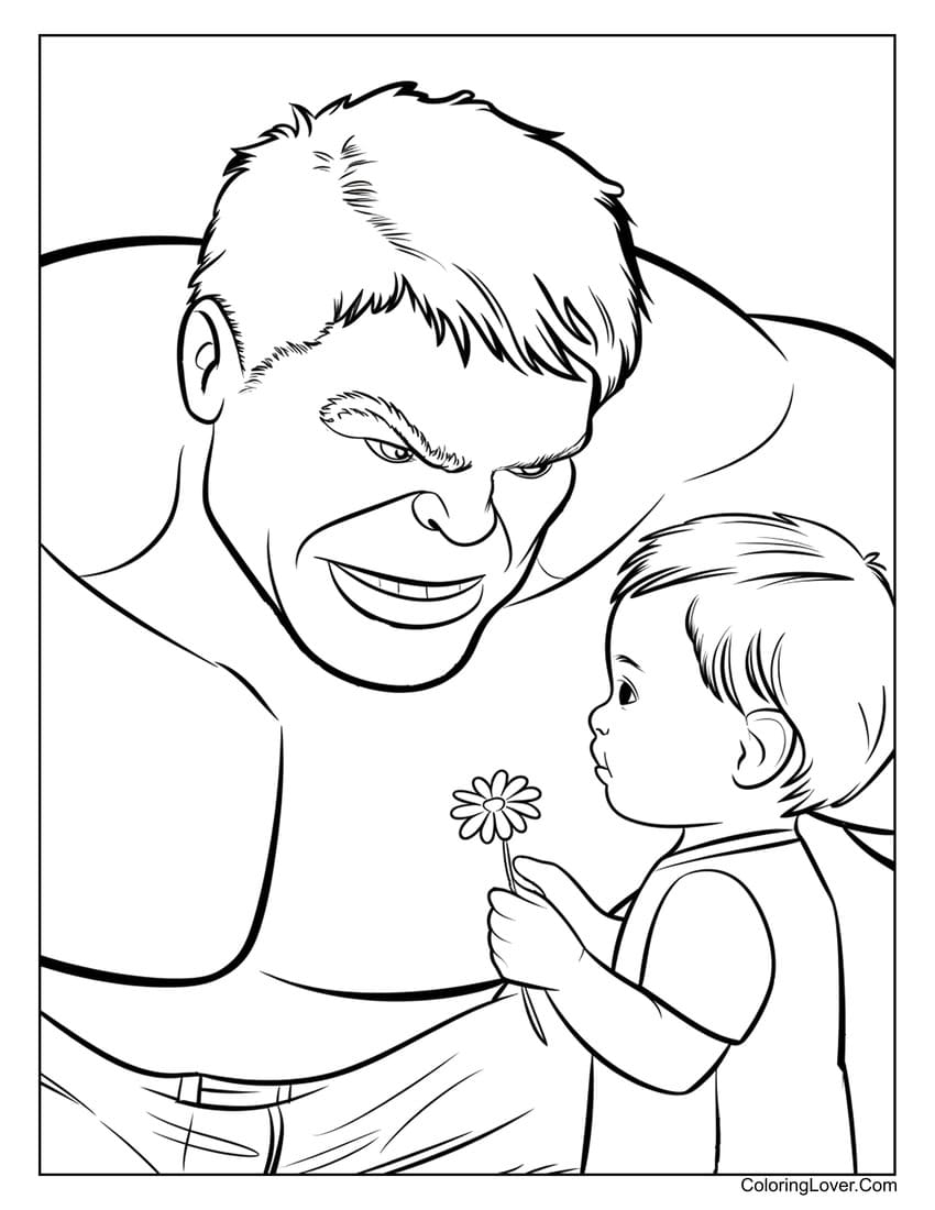 Hulk Smash Coloring Pages Crazy