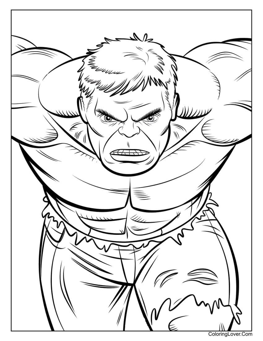30 Hulk Coloring Pages Free Printables For All Ages 