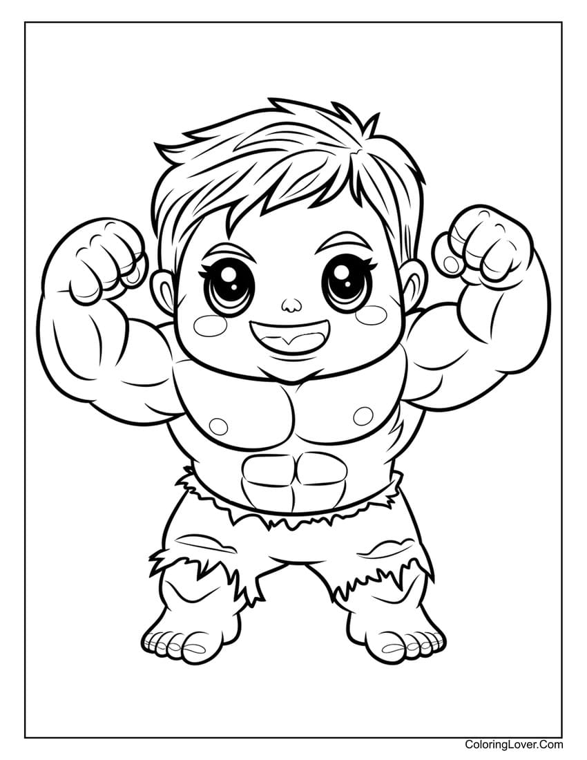 30 Hulk Coloring Pages Free Printables For All Ages 