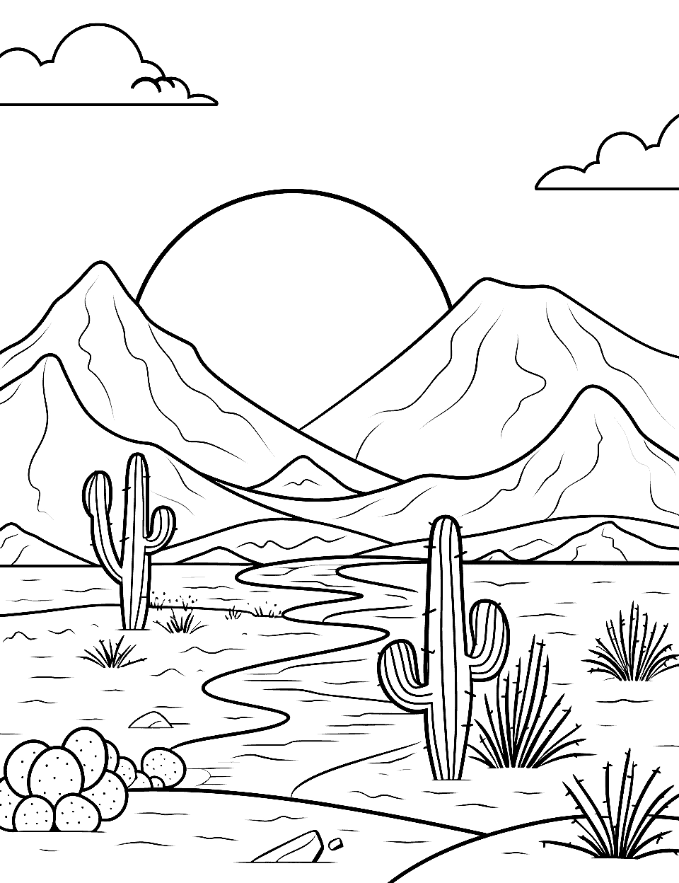 30 Nature Coloring Pages Free Printable Sheets Worksheets Library
