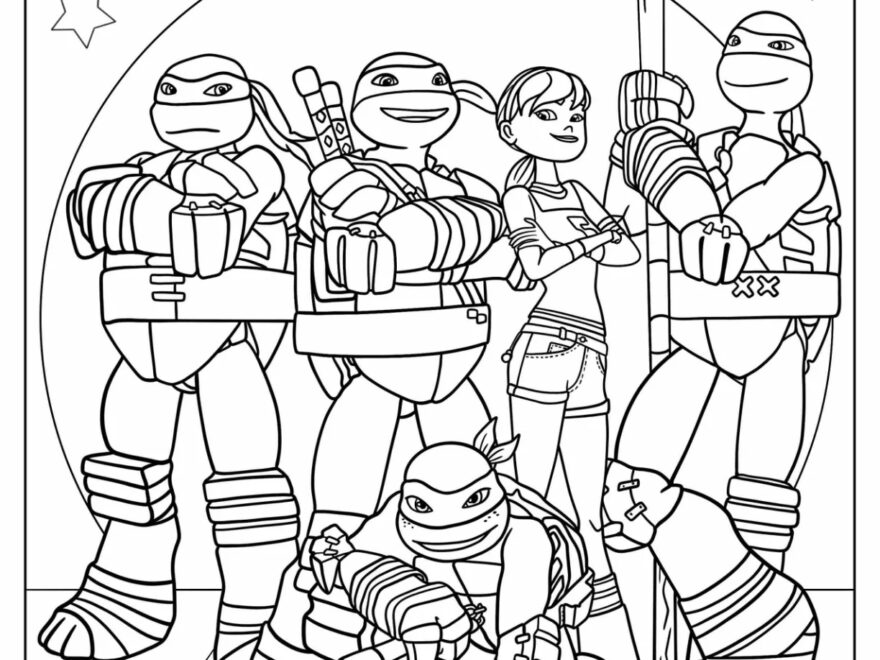 30 Ninja Turtles Coloring Pages Free PDF Printables