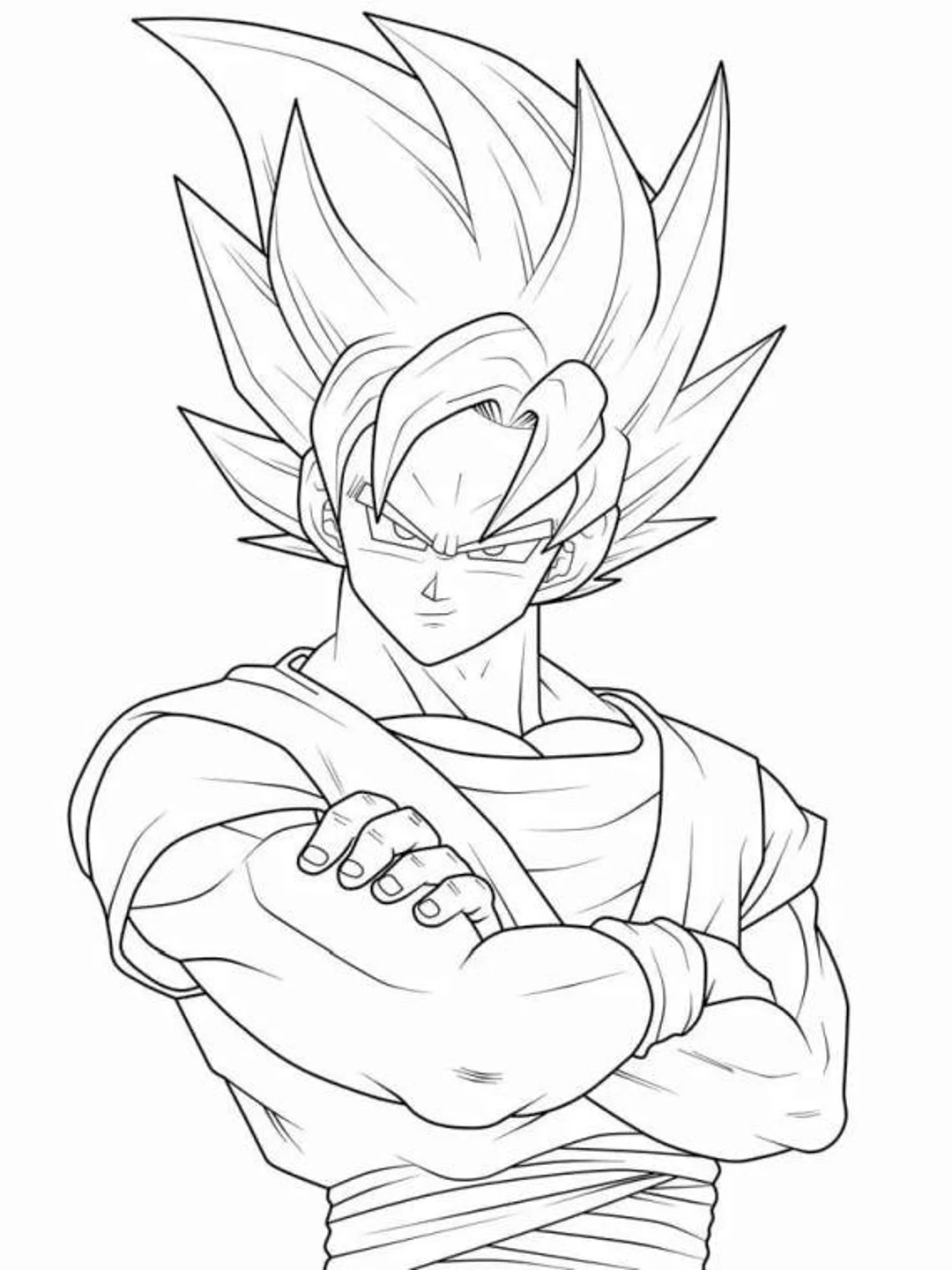 30 Pages Of Goku Coloring Pages Etsy 30 Pages Of Goku Coloring Pages Etsy