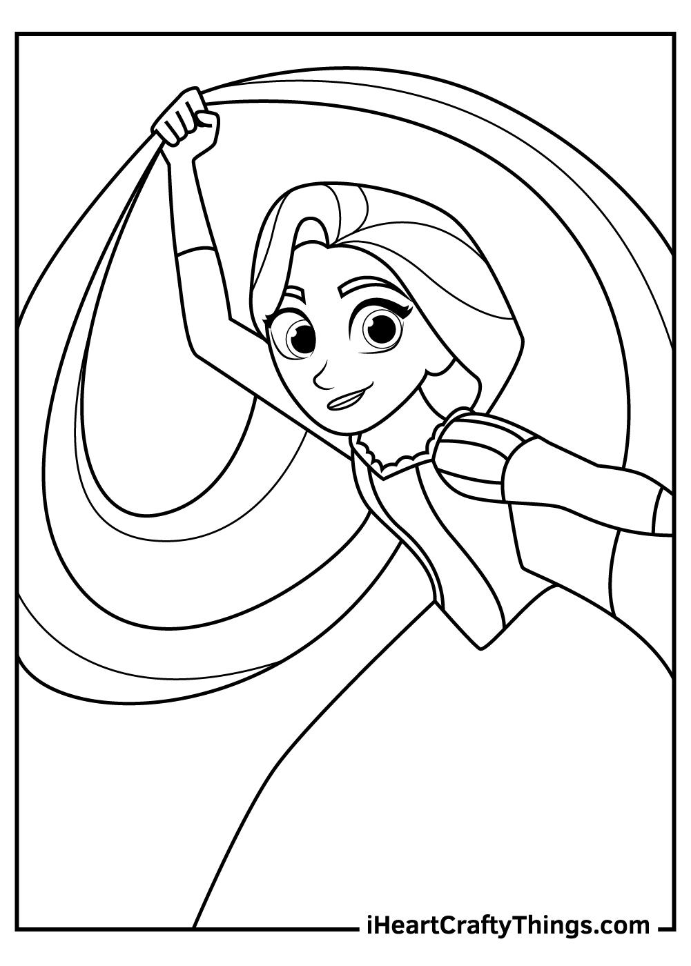 Tangled The Series Rapunzel Coloring Pages
