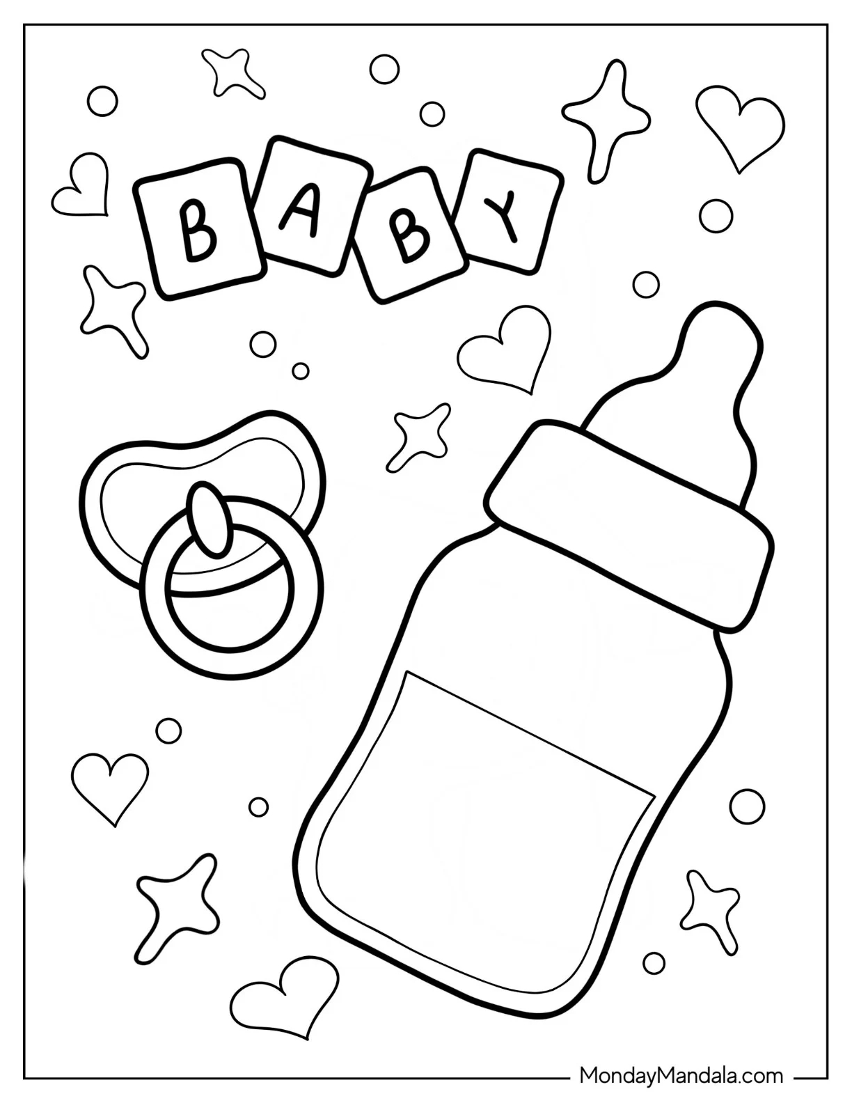 34 Baby Coloring Pages Free PDF Printables 34 Baby Coloring Pages Free PDF Printables