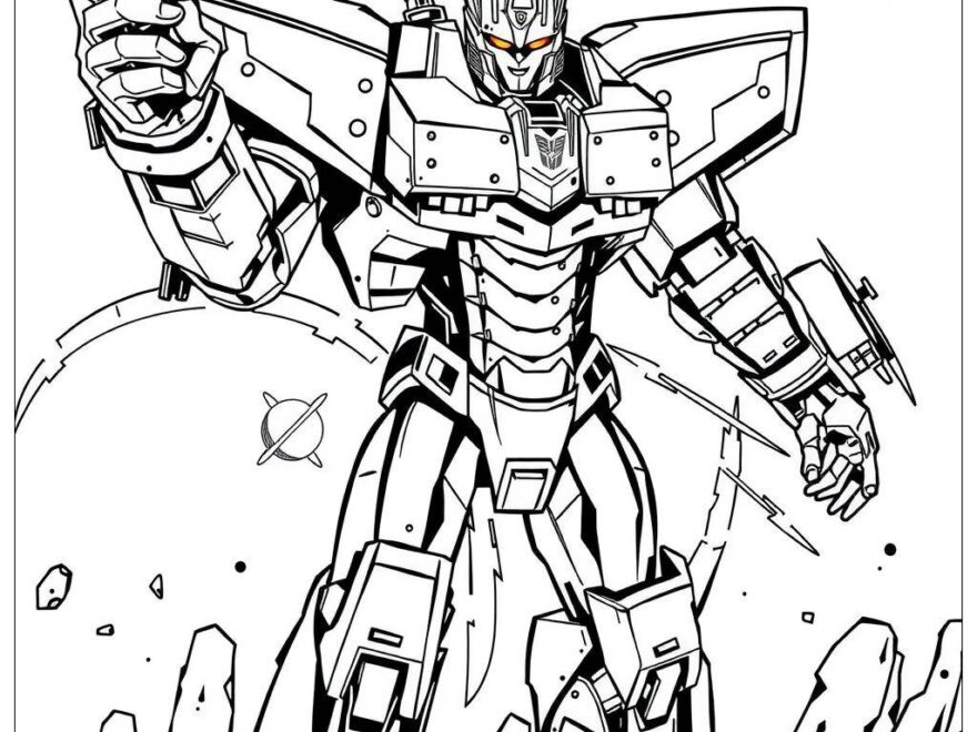 34 Transformers Coloring Pages Free PDF PNG Printables