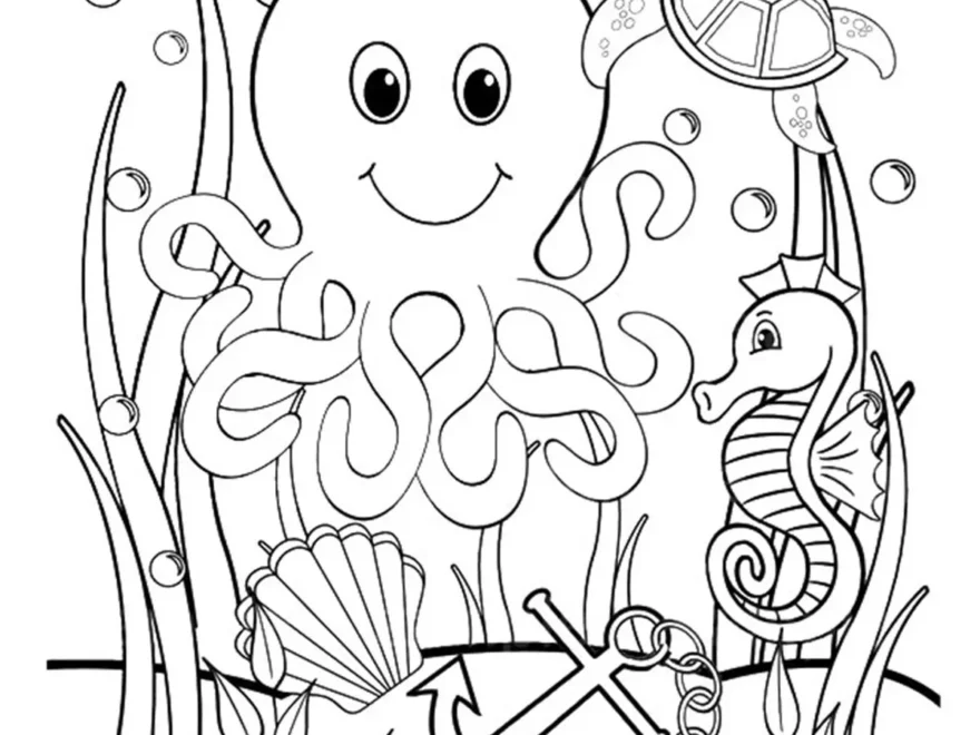 35 Best Free Printable Ocean Coloring Pages For Toddlers