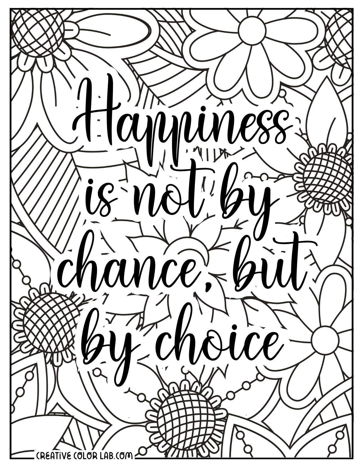 Free Easy Adult Coloring Pages