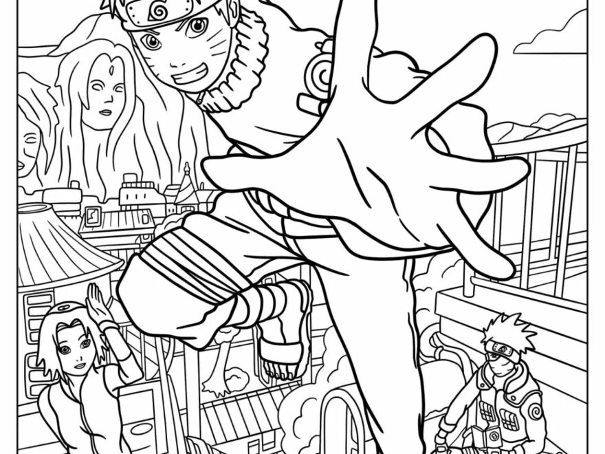 38 Naruto Coloring Pages Free PDF Printables