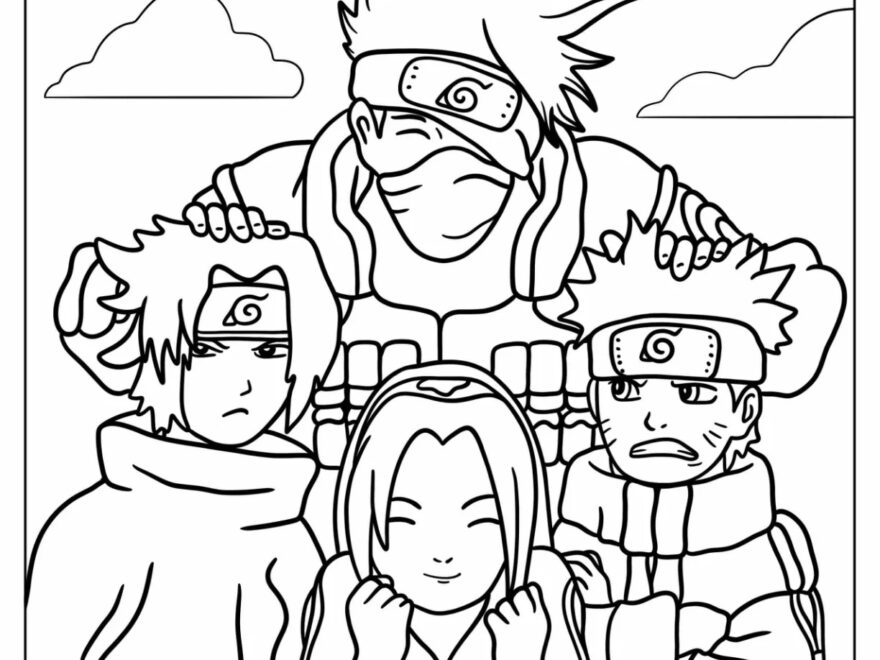 38 Naruto Coloring Pages Free PDF Printables