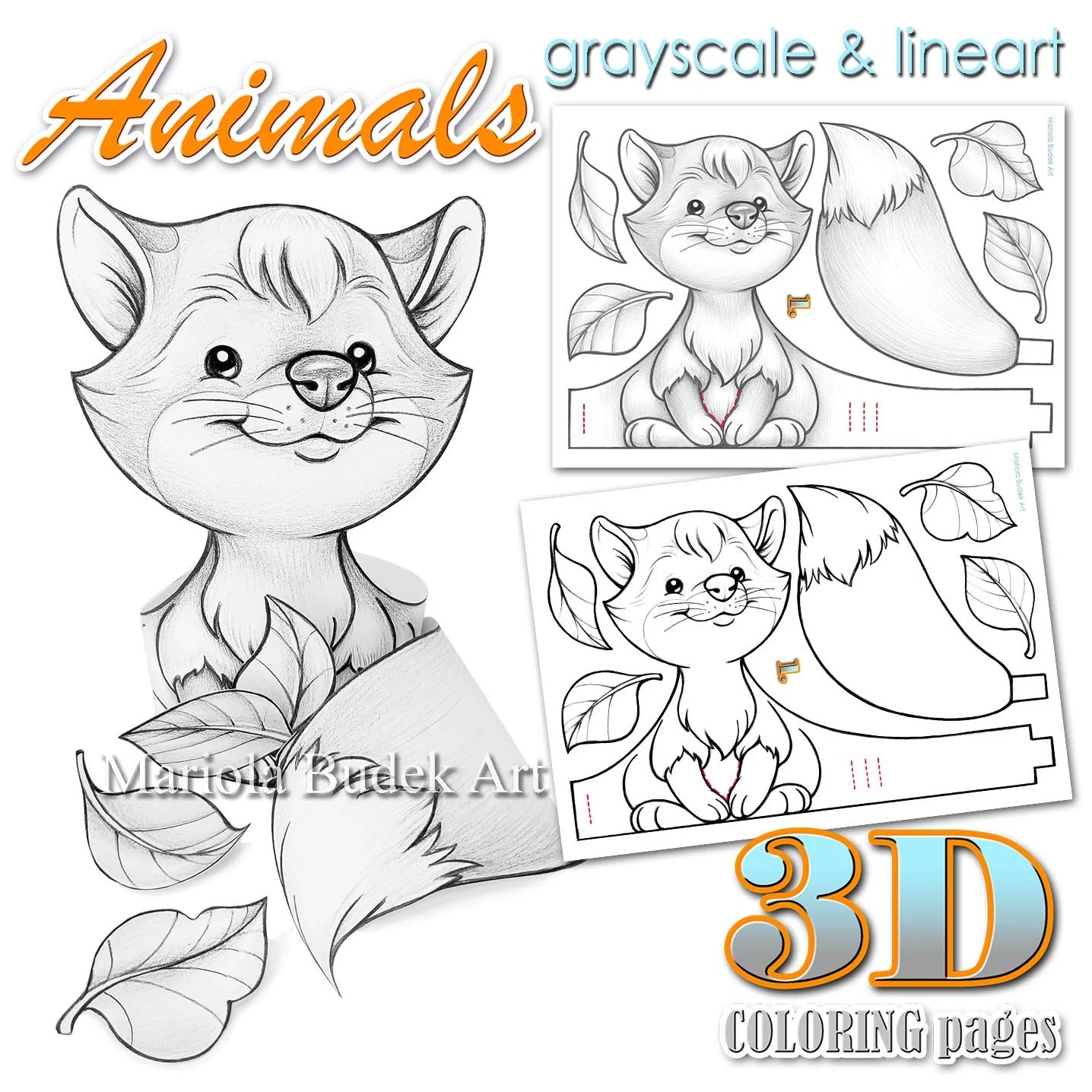 3D Coloring Animals Mariola Budek 3 Paper Figurine Printable Craft Kids Cute Colouring Pages Instant Download Illustration PDF DIY Etsy 3D Coloring Animals Mariola Budek 3 Paper Figurine Printable Craft Kids Cute Colouring Pages Instant Download Illustration PDF DIY Etsy