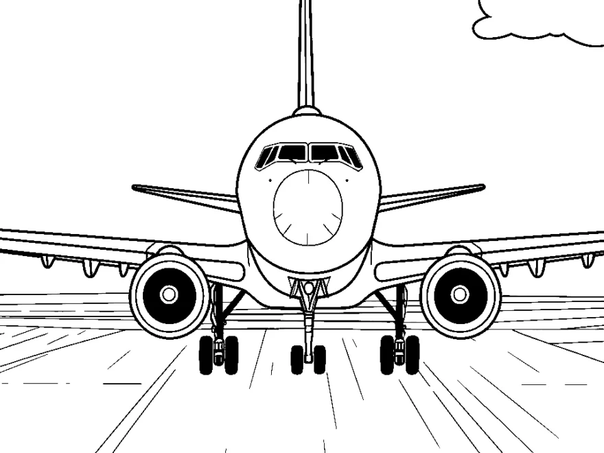 40 Airplane Coloring Pages Free Printable Sheets Worksheets Library