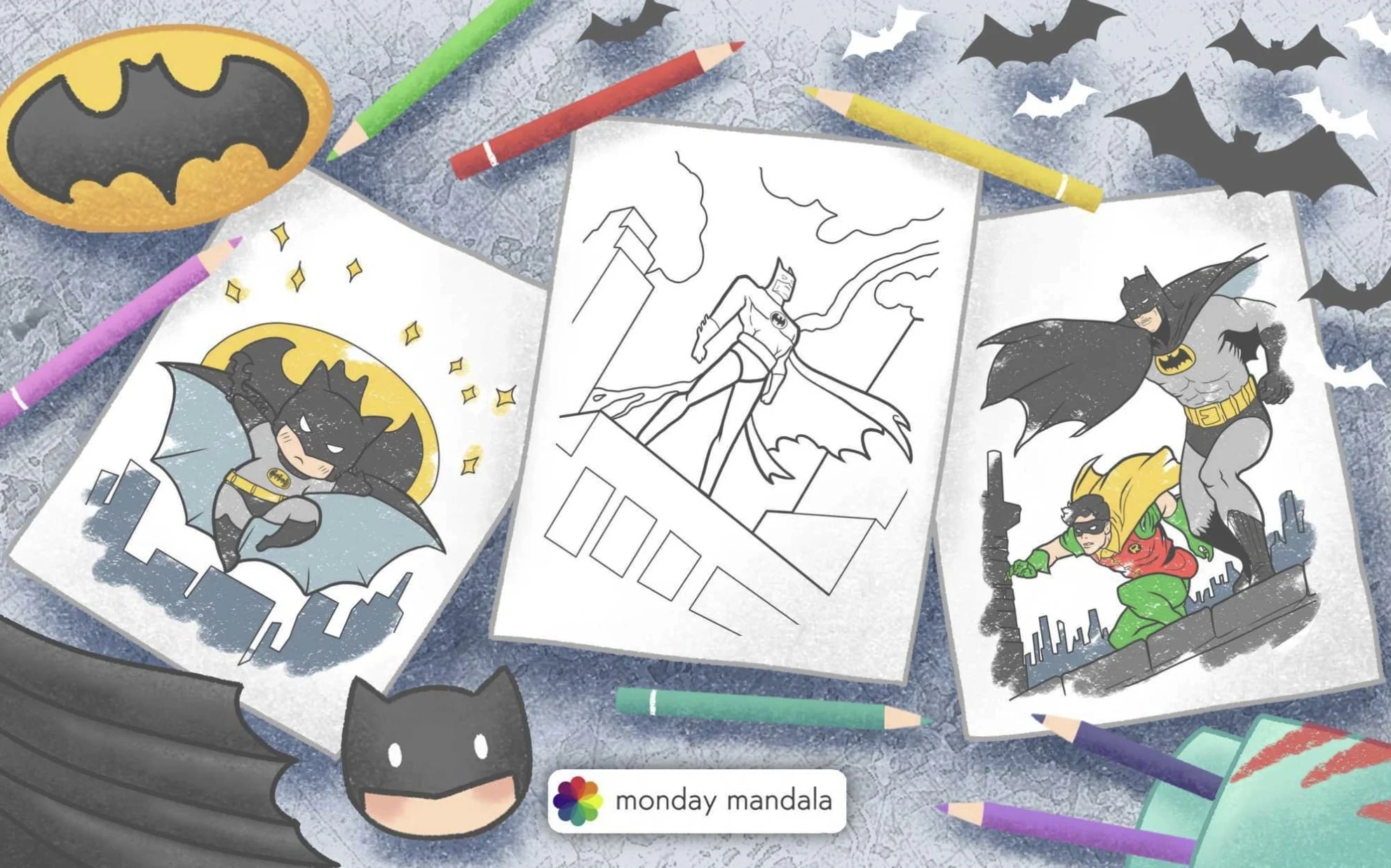 40 Batman Coloring Pages Free PDF Printables 