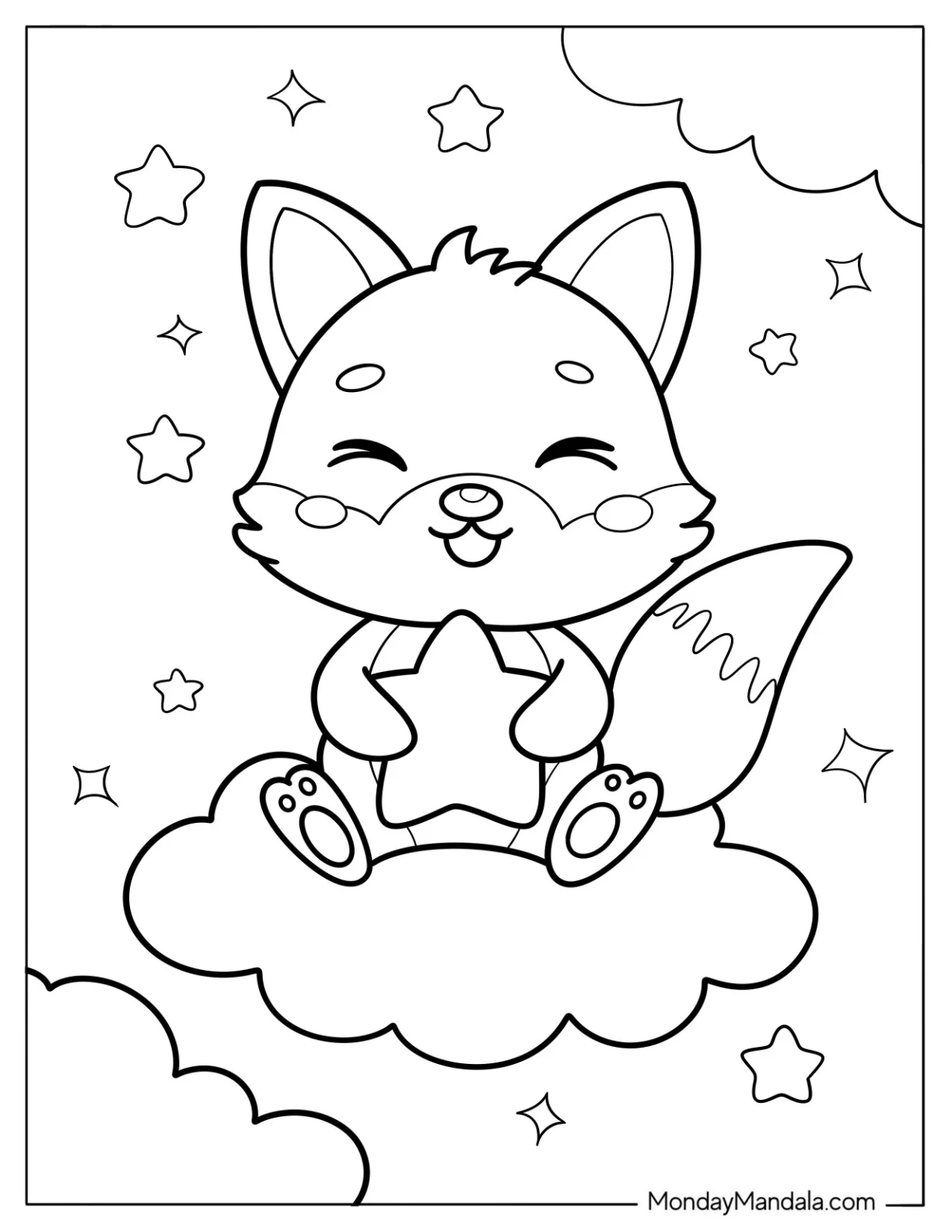 41 Fox Coloring Pages Free PDF Printables 