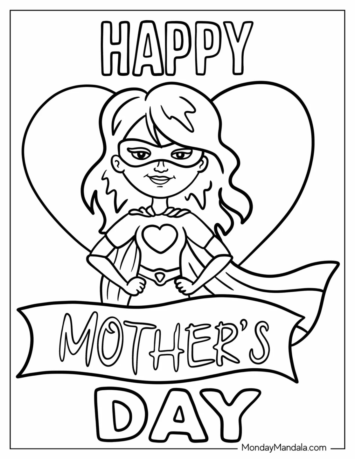 41 Mother s Day Coloring Pages Free PDF Printables 