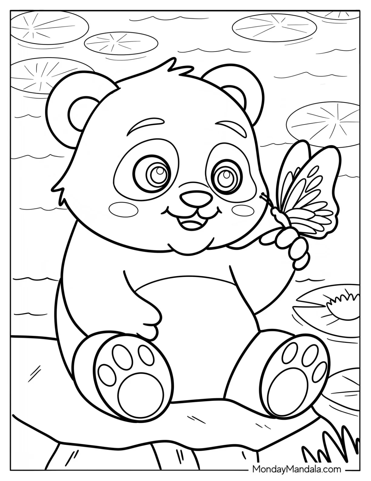 41 Panda Coloring Page Free PDF Printables 